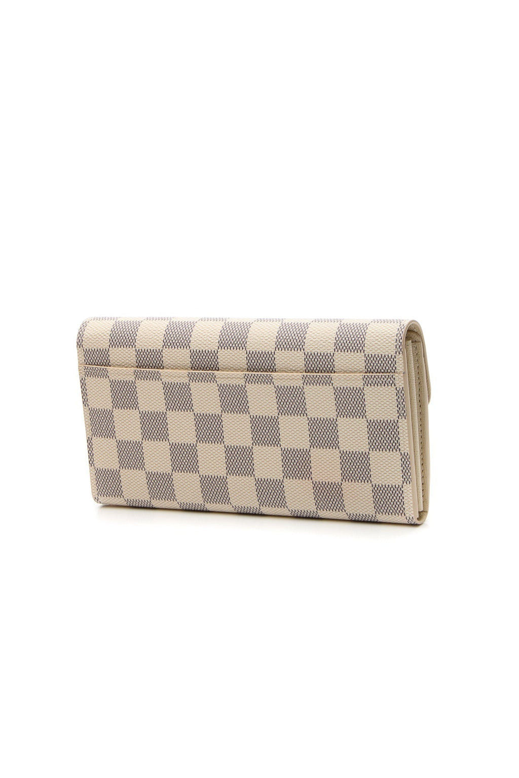 Sarah Wallet - Damier Azur