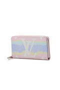 Escale Zippy Wallet - Pastel Multicolor Monogram