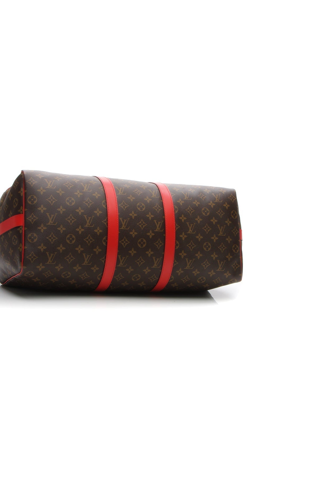 Keepall Bandouliere 50 Travel Bag - Monogram/Coquelicot