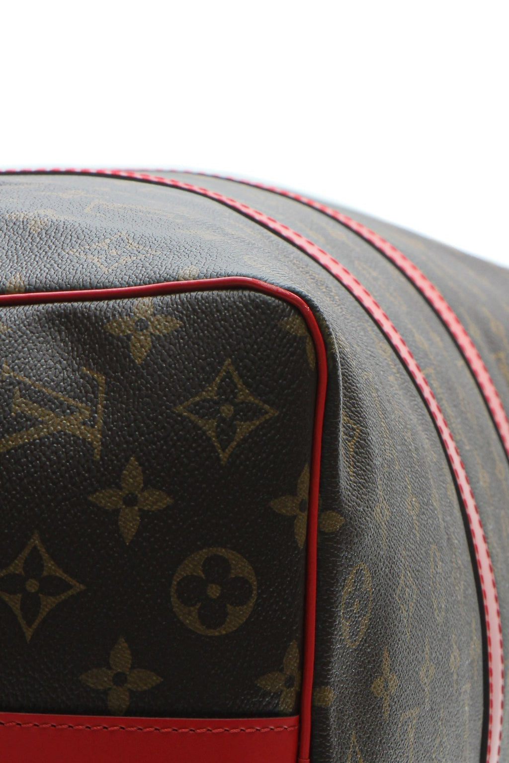 Keepall Bandouliere 50 Travel Bag - Monogram/Coquelicot