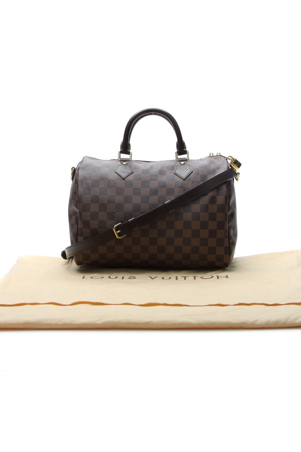Speedy Bandouliere 30 Bag - Damier Ebene