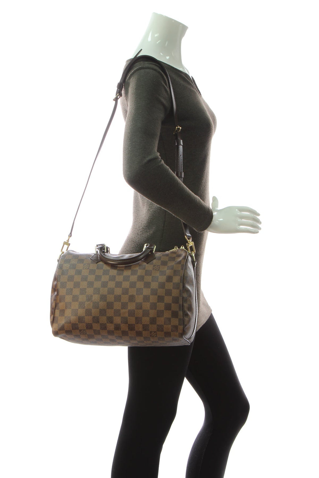 Speedy Bandouliere 30 Bag - Damier Ebene