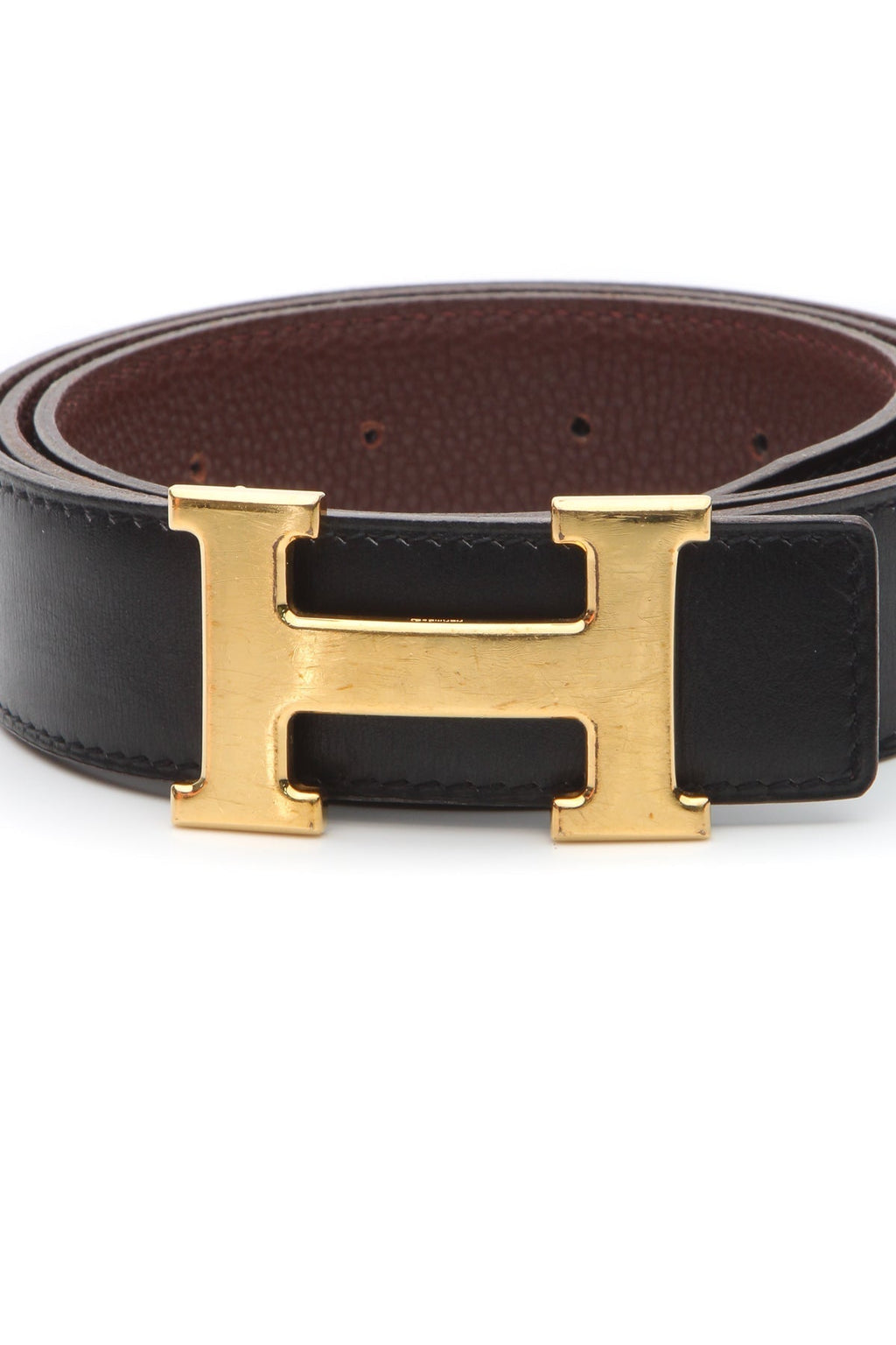 Constance 32mm Reversible Belt - Black/Brown Size 95