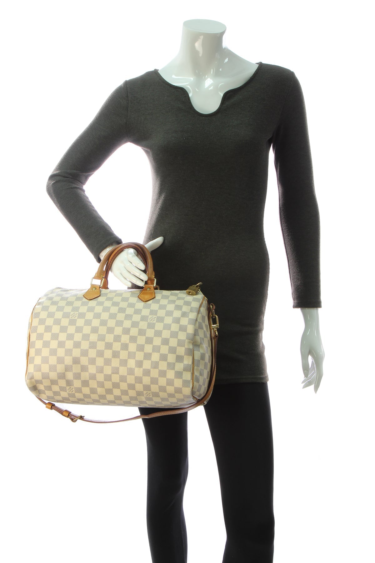 Speedy Bandouliere 35 Bag - Damier Azur
