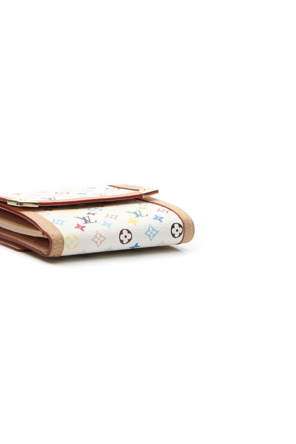 Porte-Monnaie Billets Wallet - White Multicolore Monogram