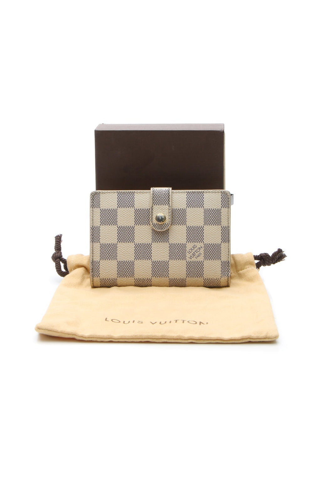 Portefeuille Viennois French Wallet - Damier Azur