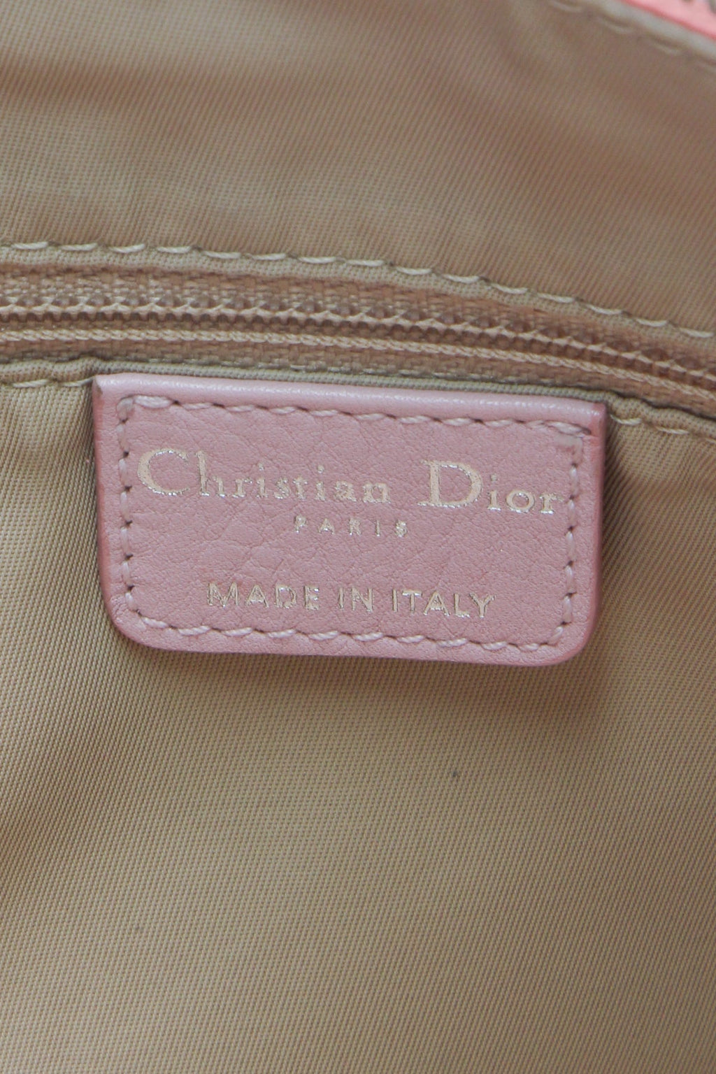 Street Chic Messenger Bag - Beige/Pink