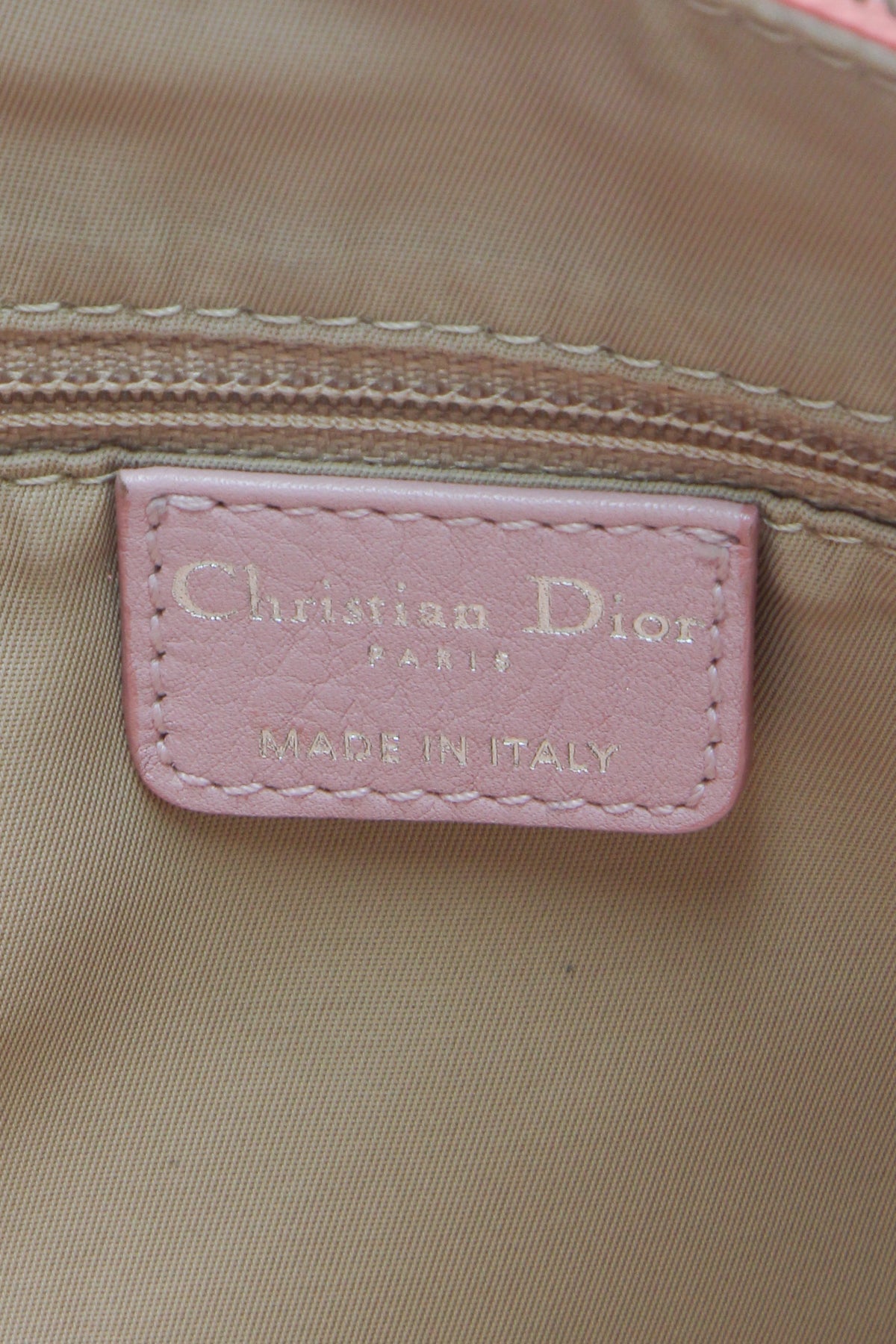 Street Chic Messenger Bag - Beige/Pink