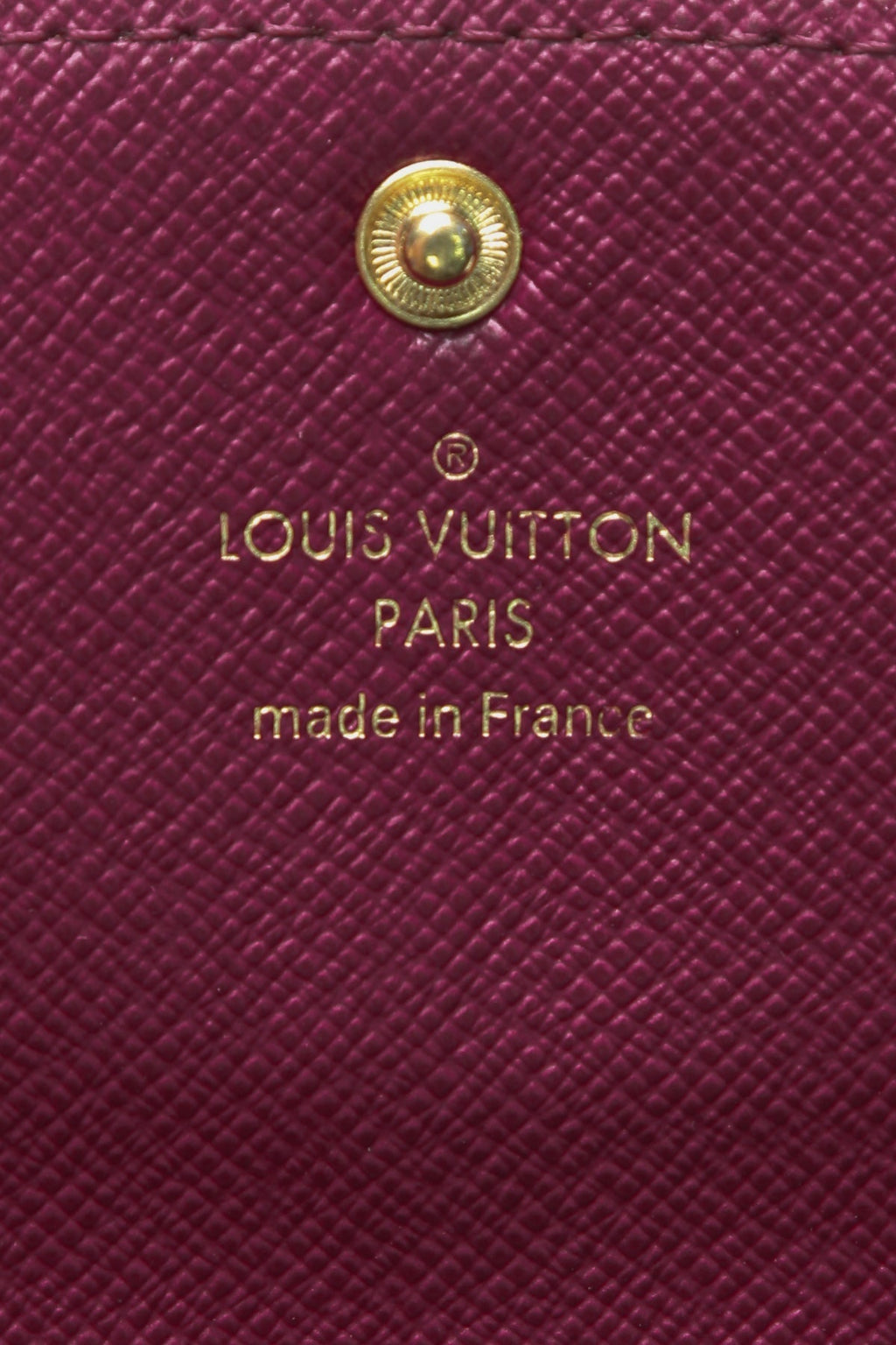 Emilie Wallet - Monogram/Fuchsia