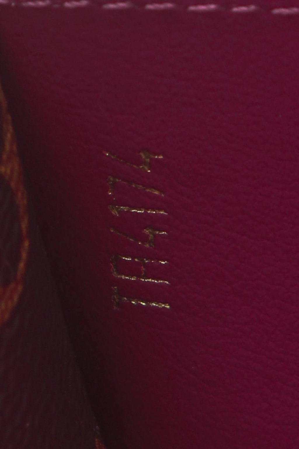 Emilie Wallet - Monogram/Fuchsia