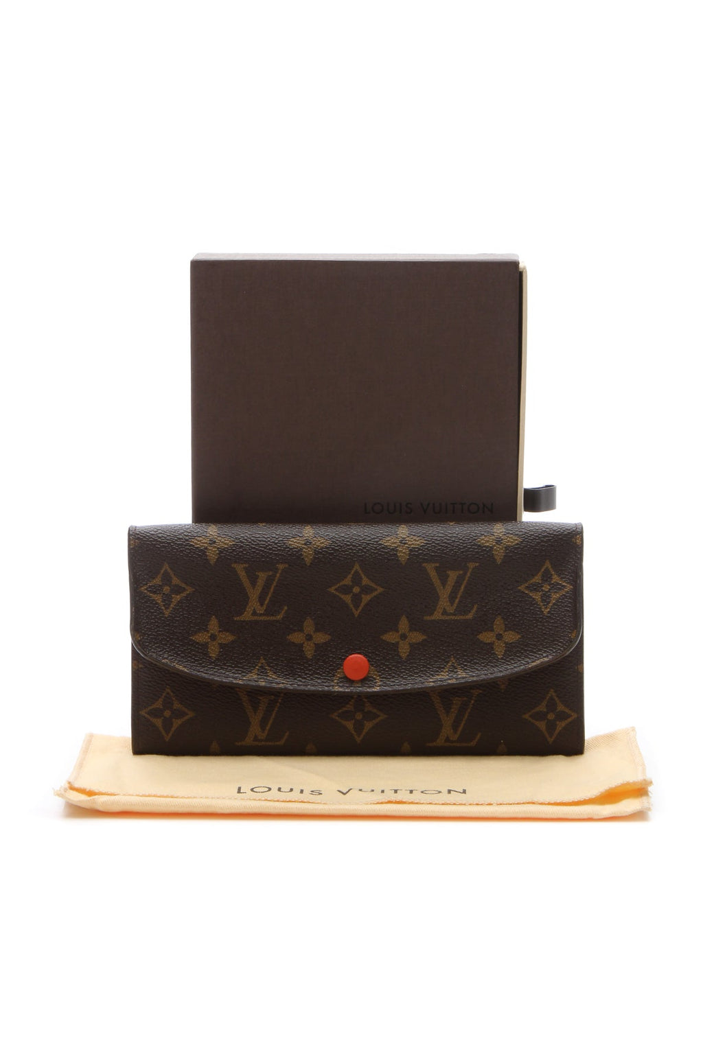 Emilie Wallet - Monogram/Piment