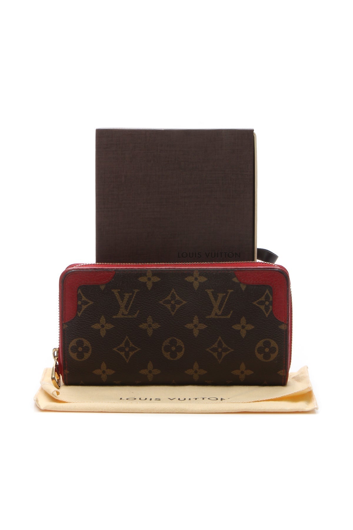 Retiro Zippy Wallet - Monogram/Cerise