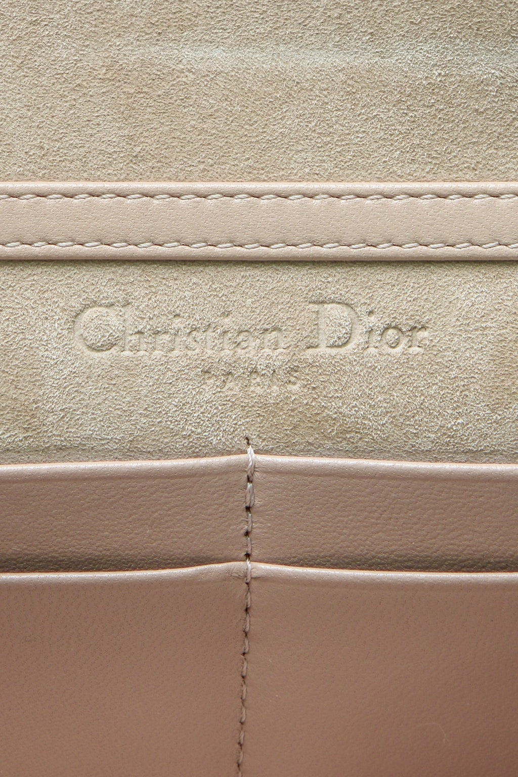 Diorama Wallet on a Chain Bag - Nude