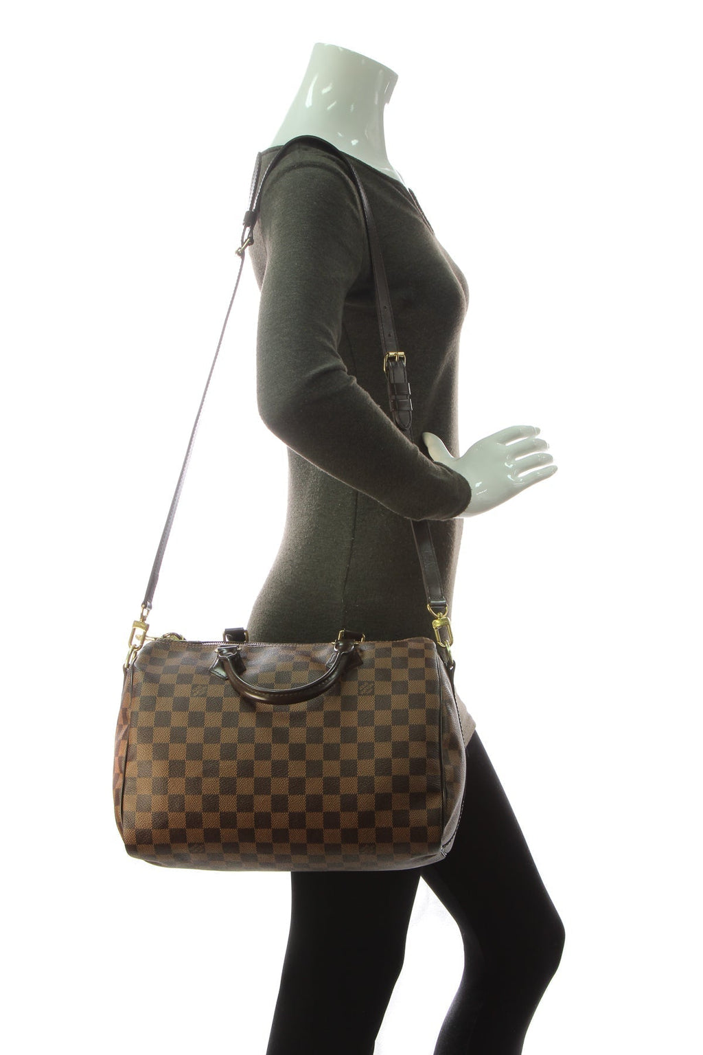 Speedy Bandouliere 30 Bag - Damier Ebene