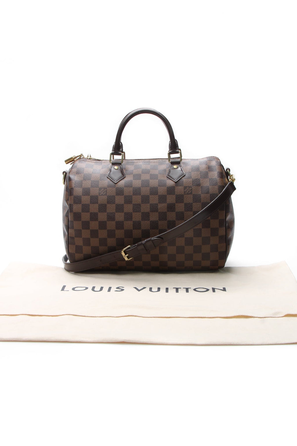 Speedy Bandouliere 30 Bag - Damier Ebene