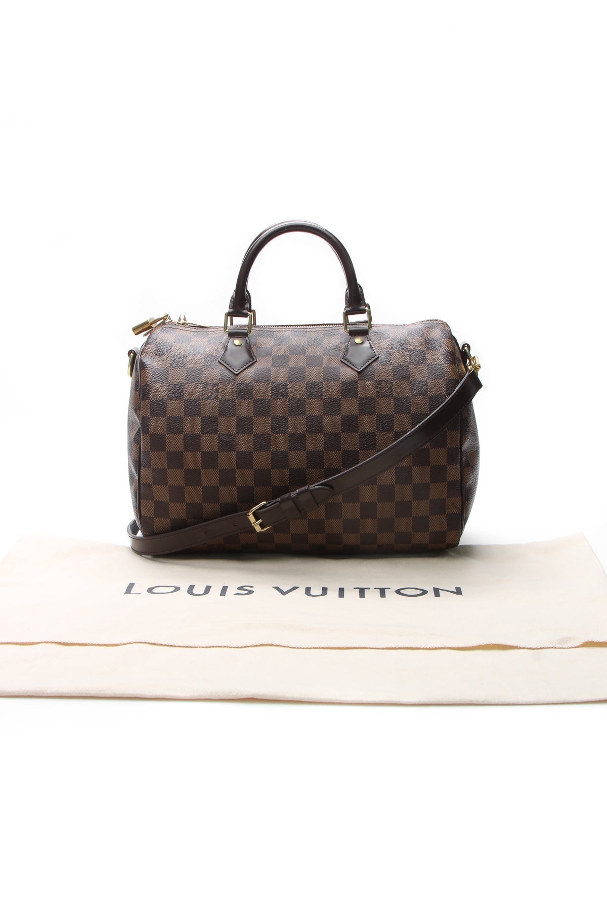 Speedy Bandouliere 30 Bag - Damier Ebene