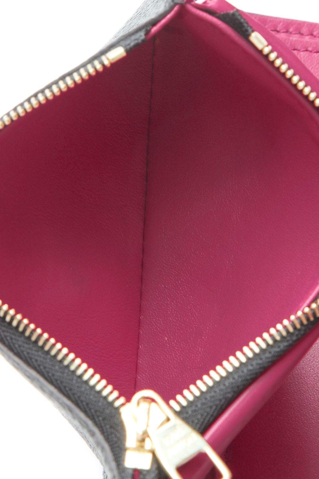 Capucines Compact Wallet - Black/Pink