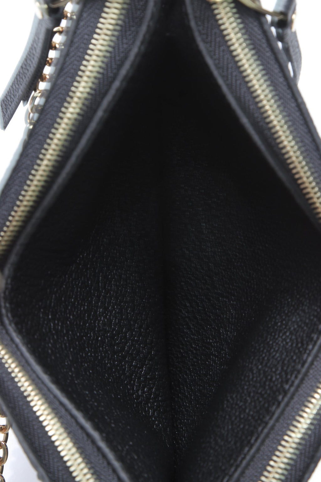 Empreinte Double Zip Pochette Bag - Black