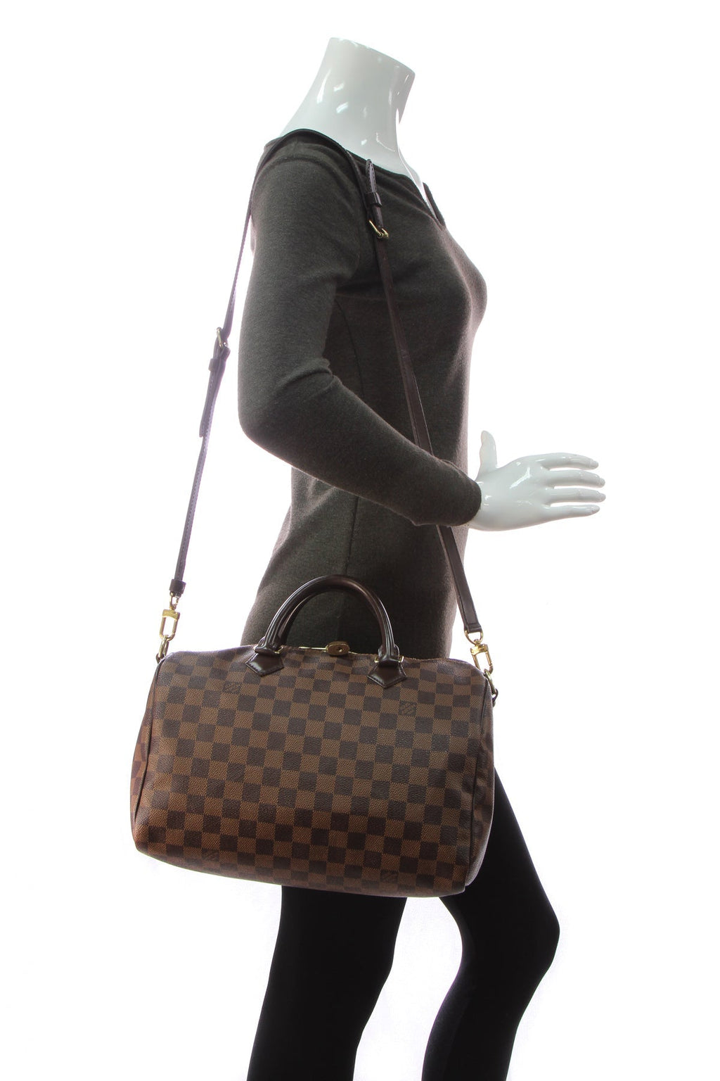 Speedy Bandouliere 30 Bag - Damier Ebene