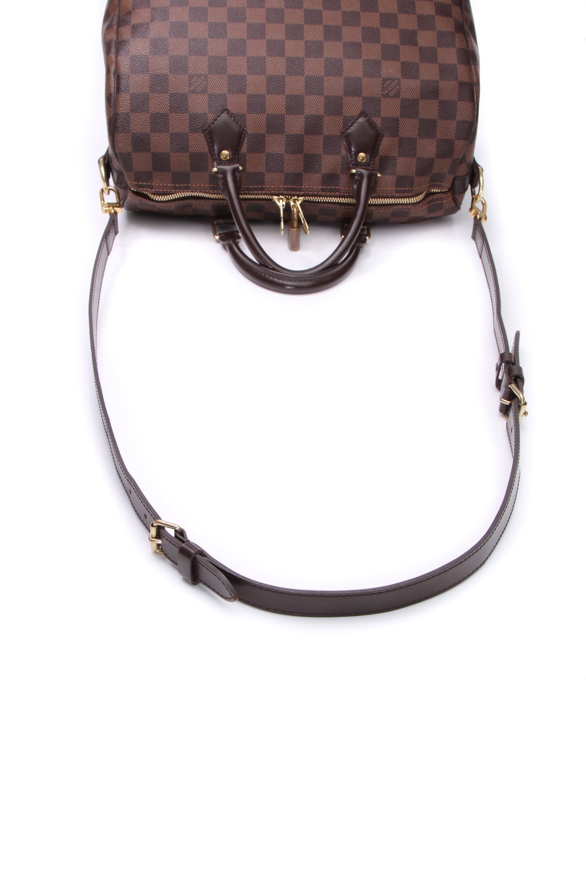 Speedy Bandouliere 30 Bag - Damier Ebene