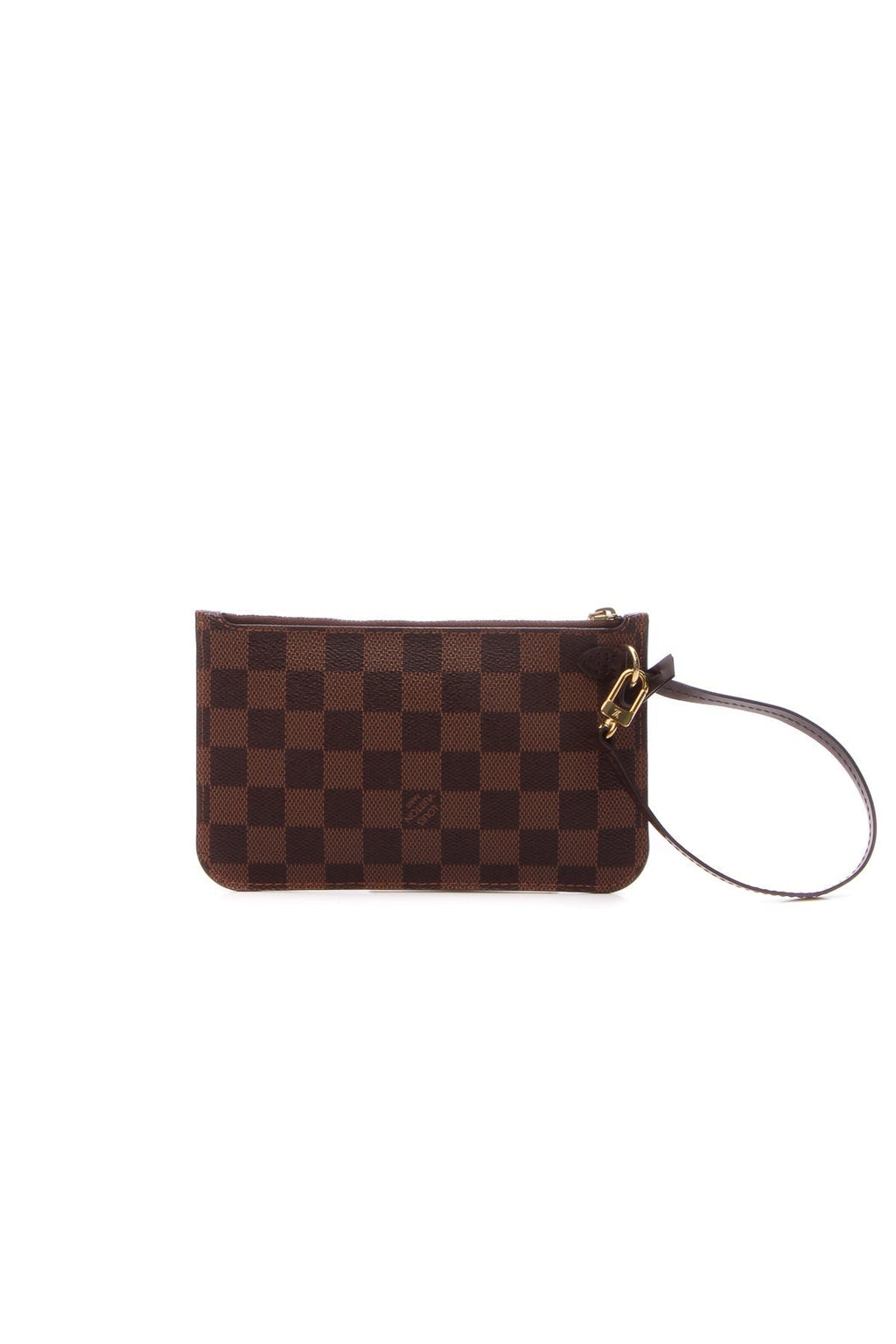 Neverfull PM Pouch Wristlet - Damier Ebene