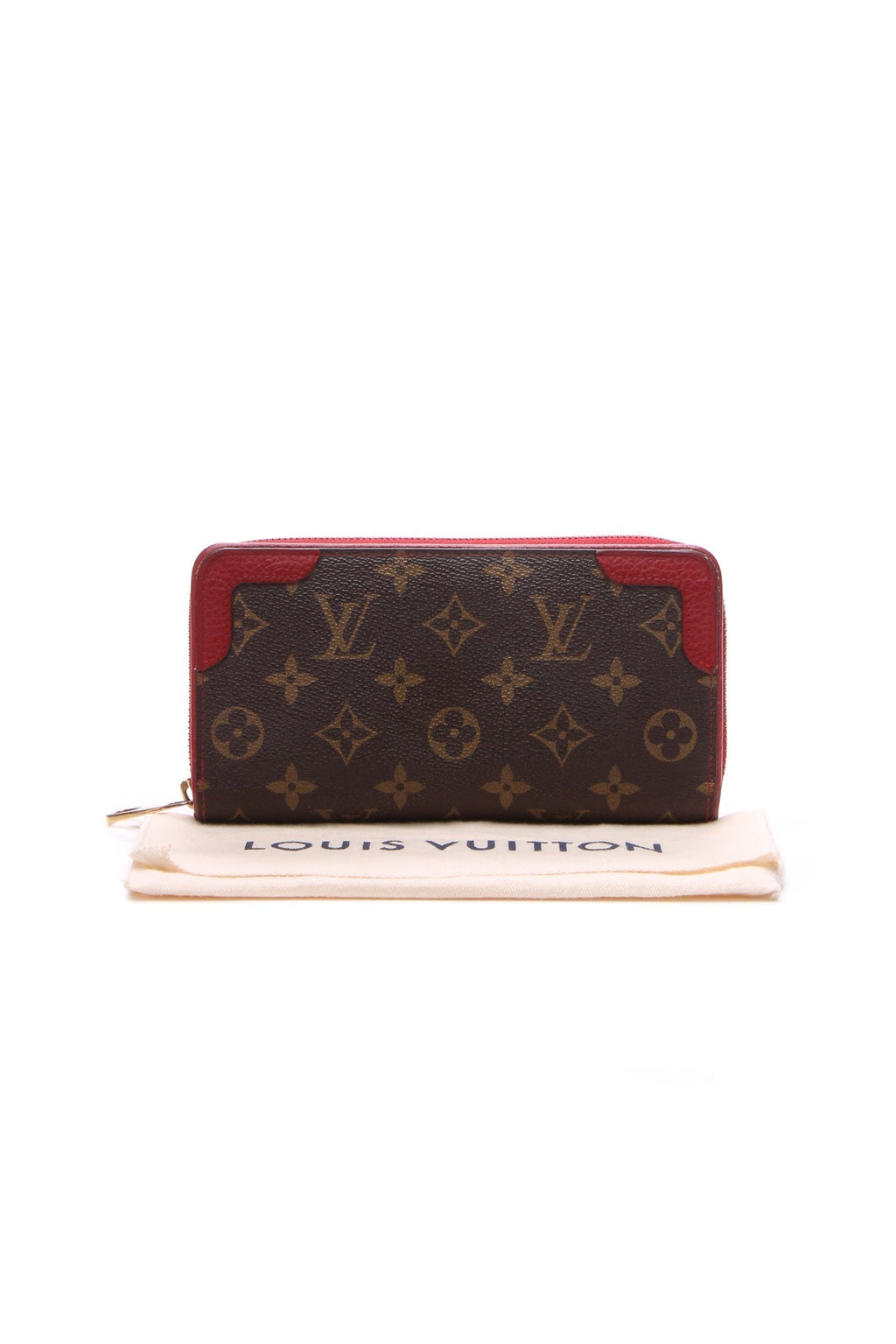 Retiro Zippy Wallet - Monogram/Cerise