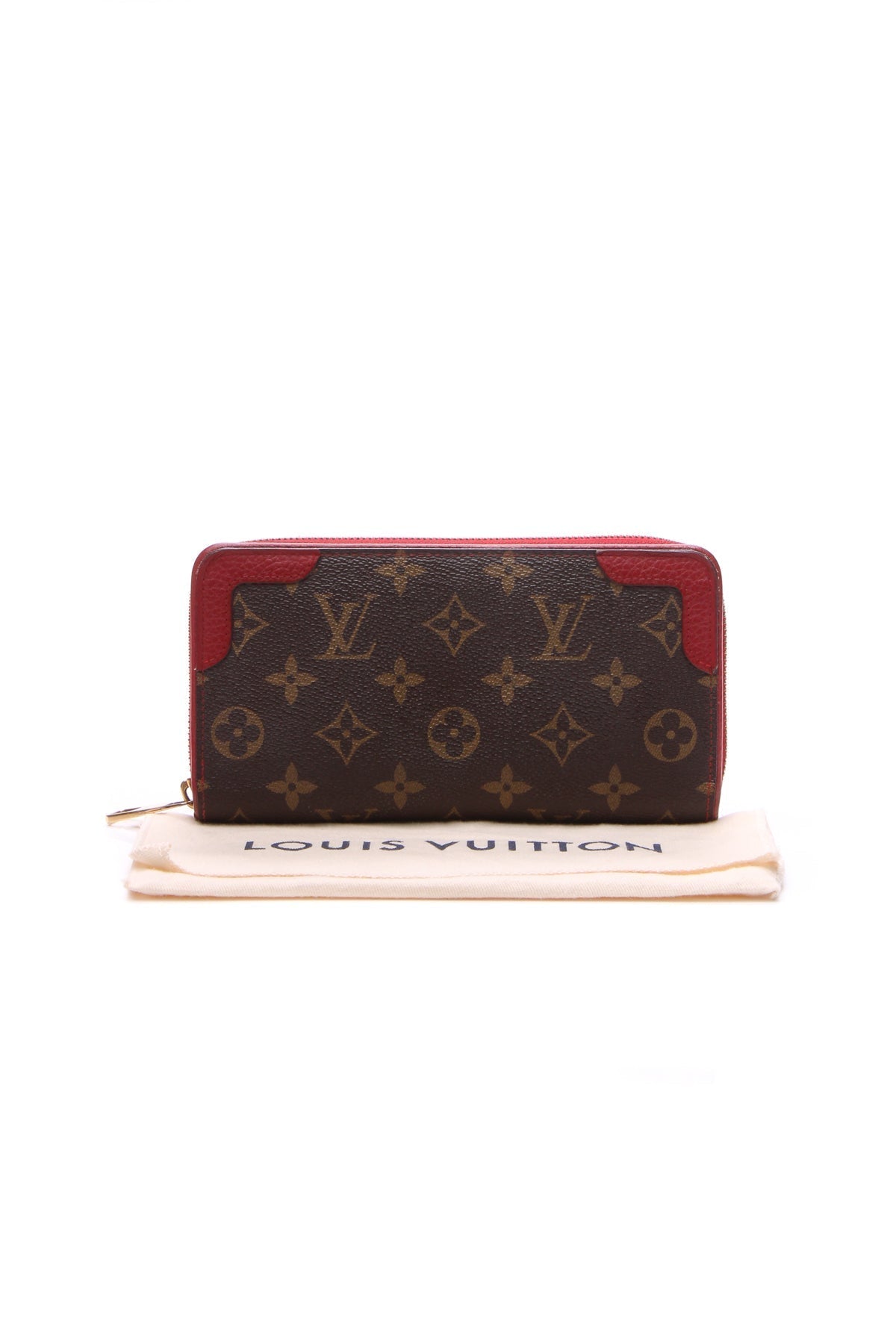 Retiro Zippy Wallet - Monogram/Cerise