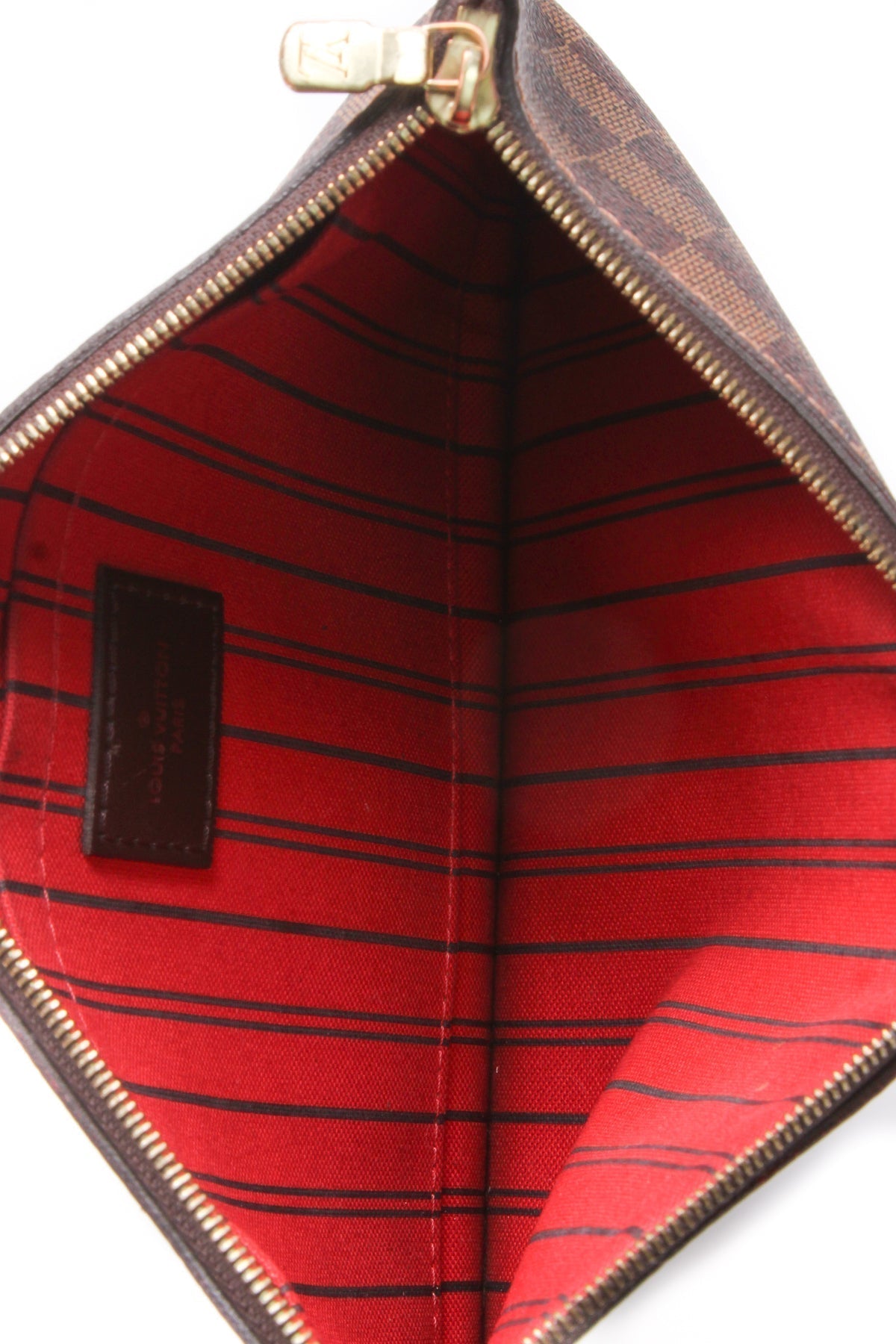 Neverfull Pouch Wristlet - Damier Ebene