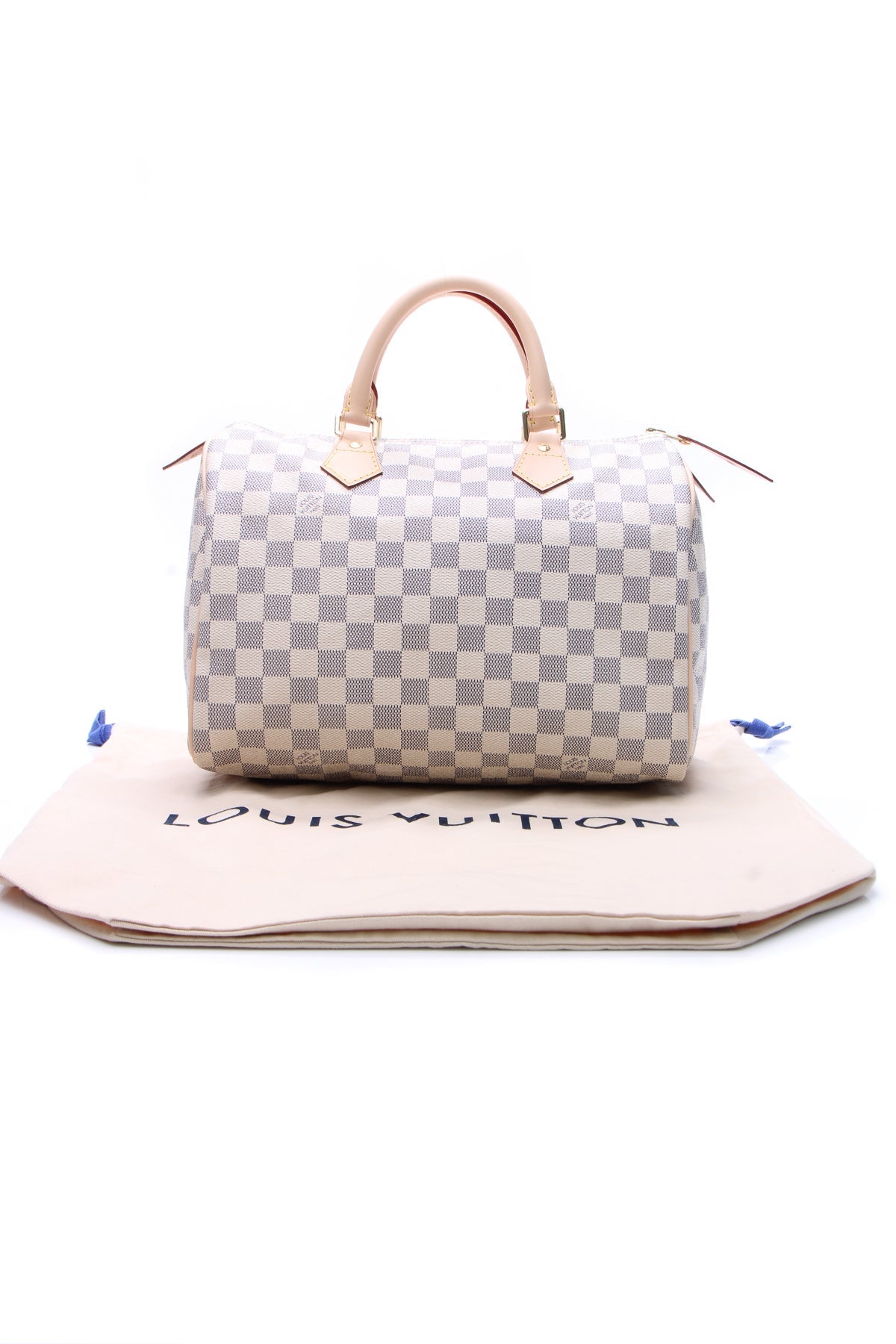 Speedy 30 Bag - Damier Azur