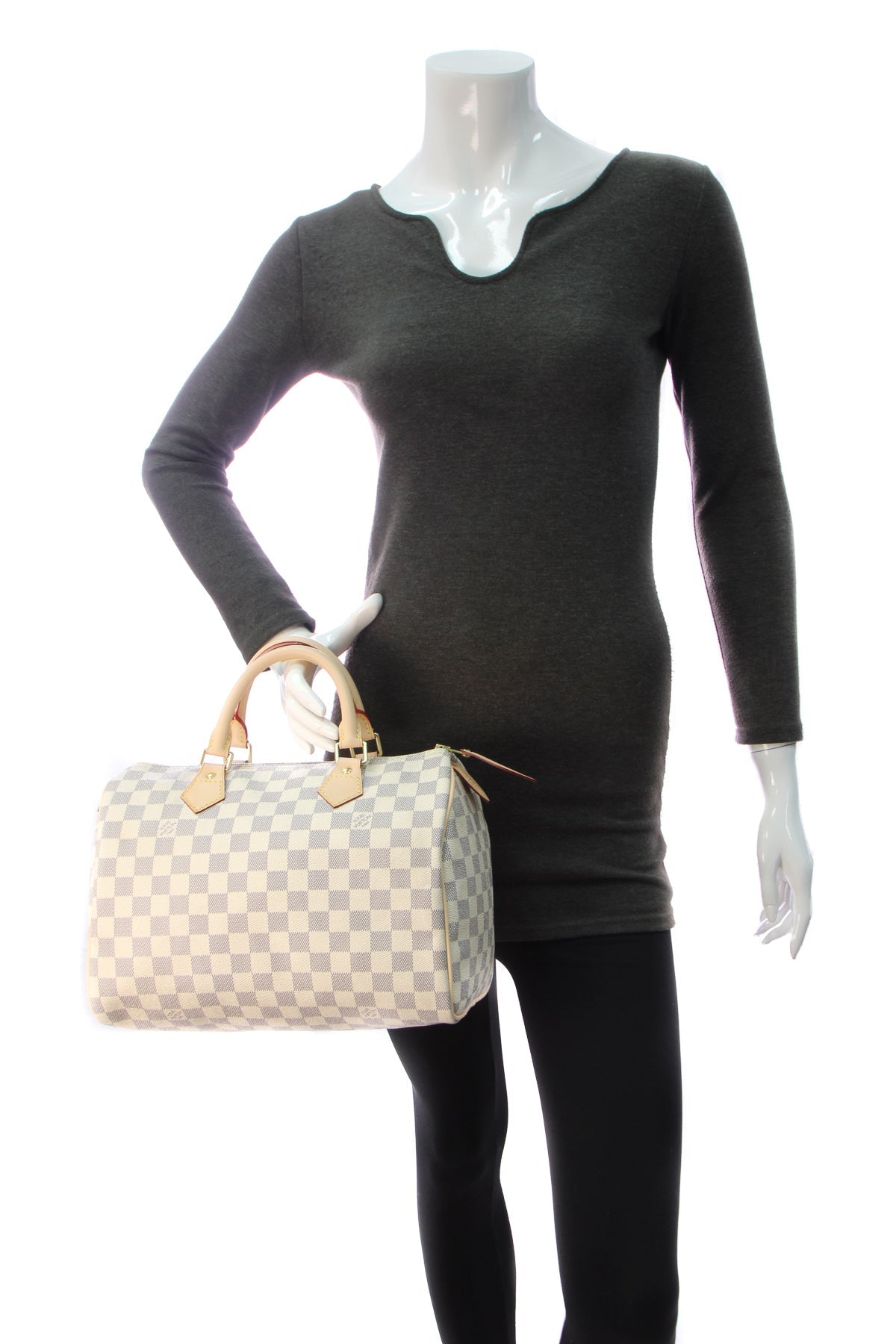 Speedy 30 Bag - Damier Azur