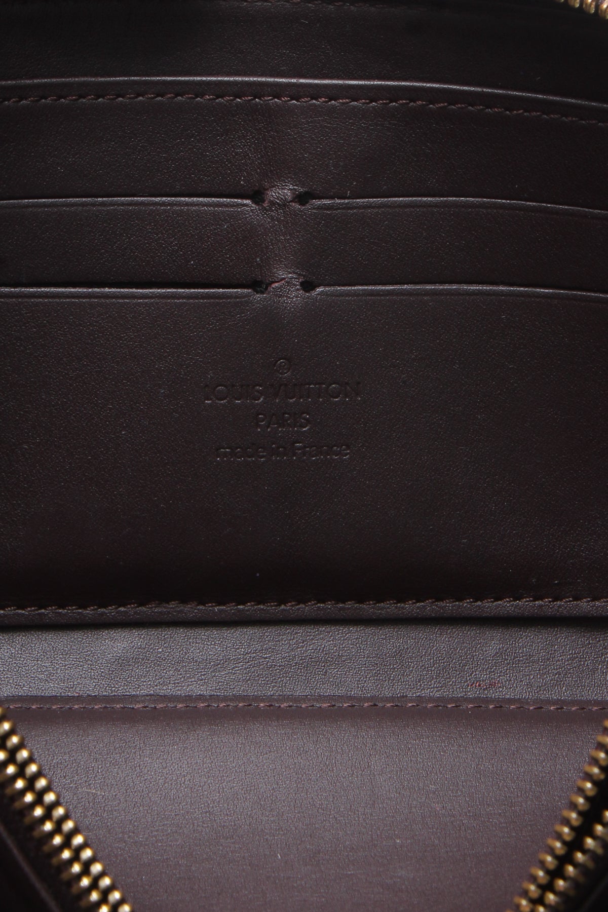 Vernis Zippy Wallet - Amarante