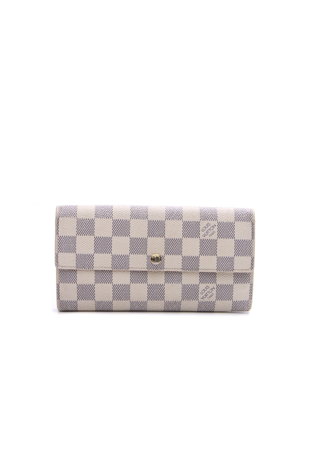 Sarah Wallet - Damier Azur