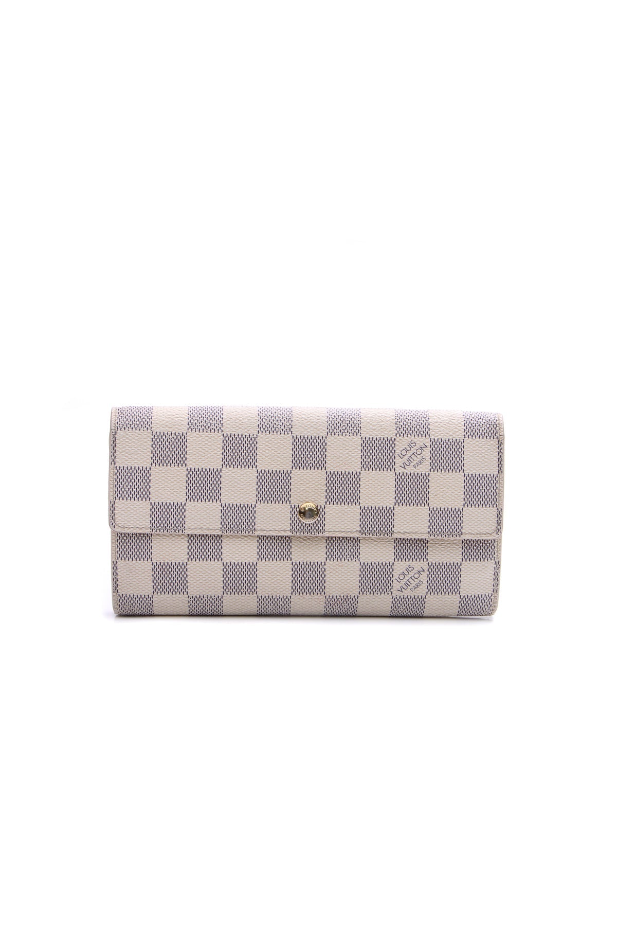 Sarah Wallet - Damier Azur