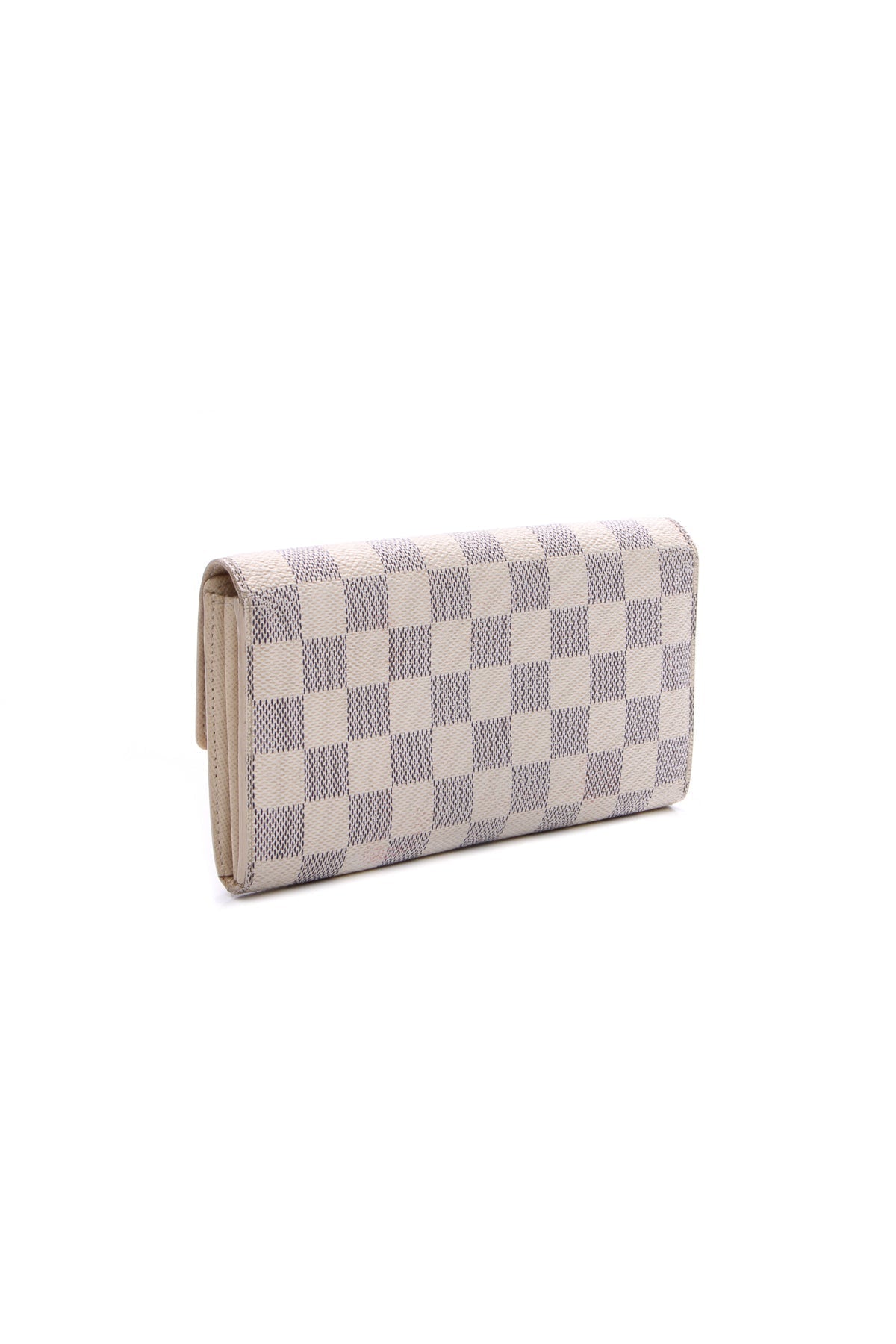 Sarah Wallet - Damier Azur