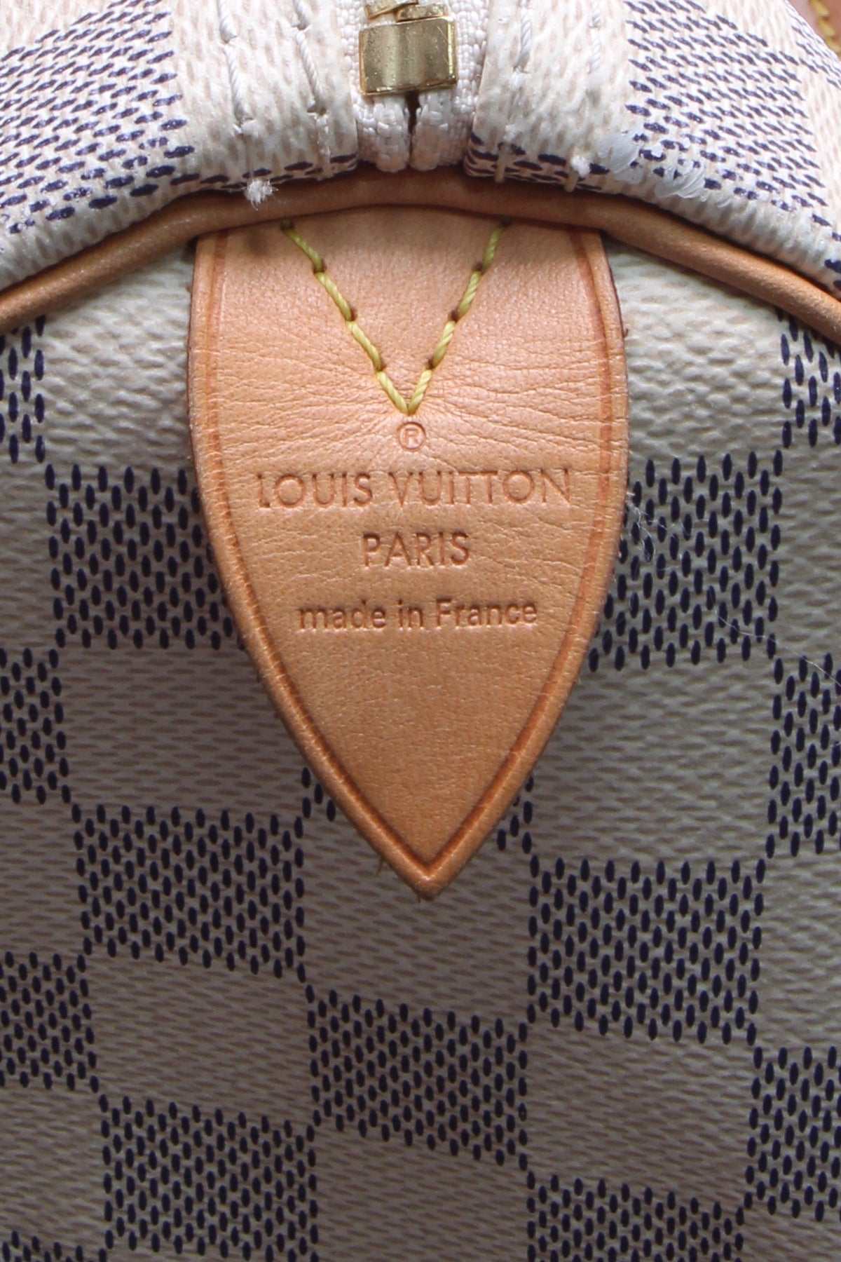 Speedy 35 Bag - Damier Azur