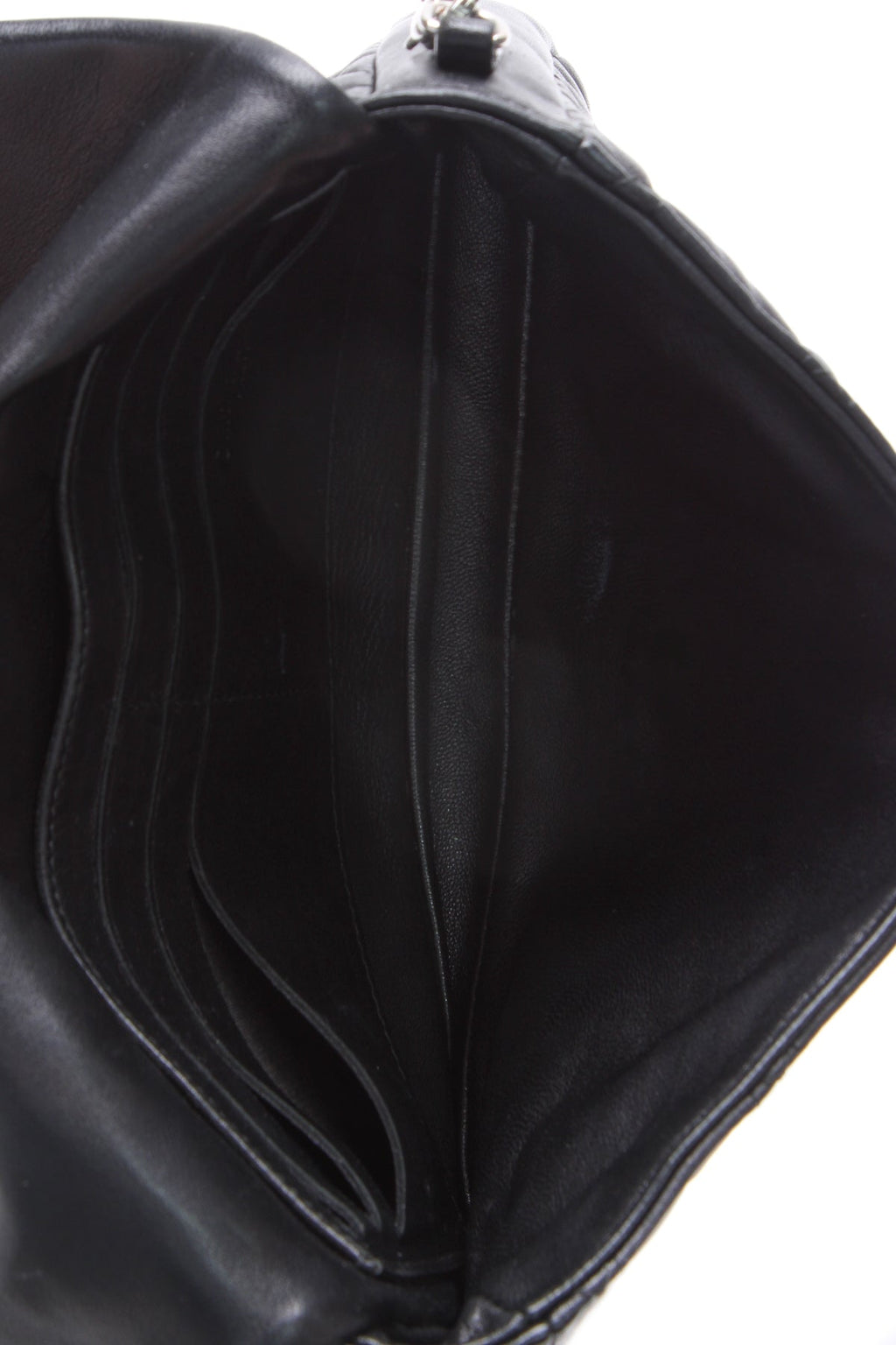 Cannage New Lock Clutch Bag - Black