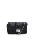 Cannage New Lock Clutch Bag - Black
