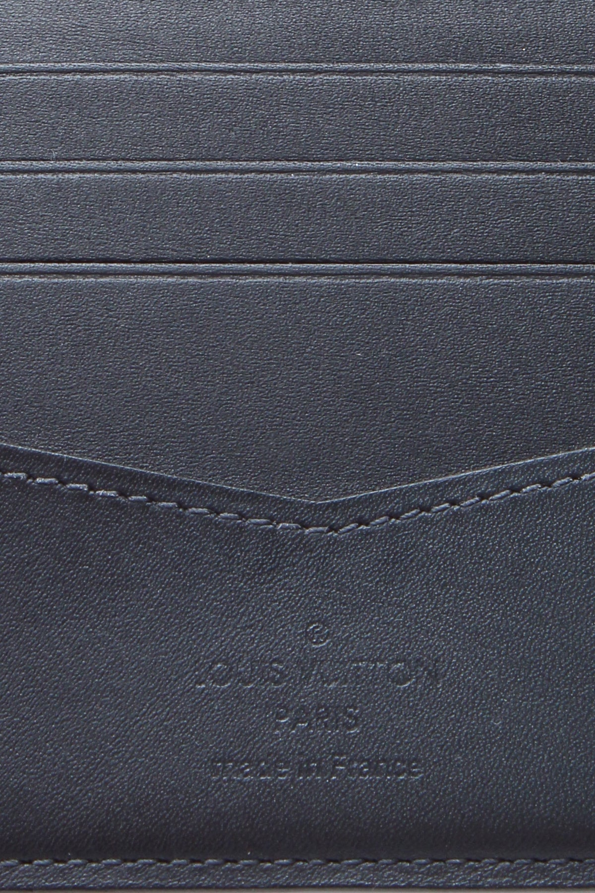 Slender Wallet - Damier Cobalt