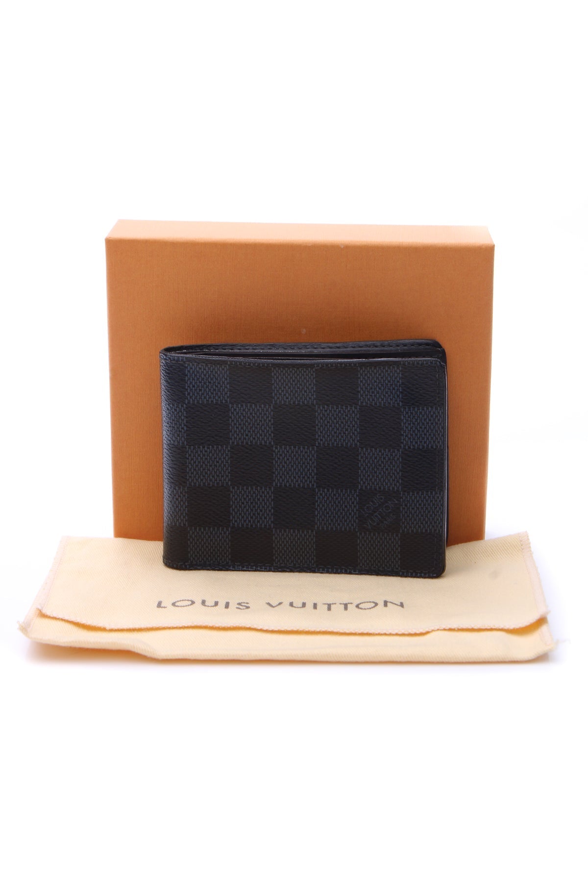 Slender Wallet - Damier Cobalt
