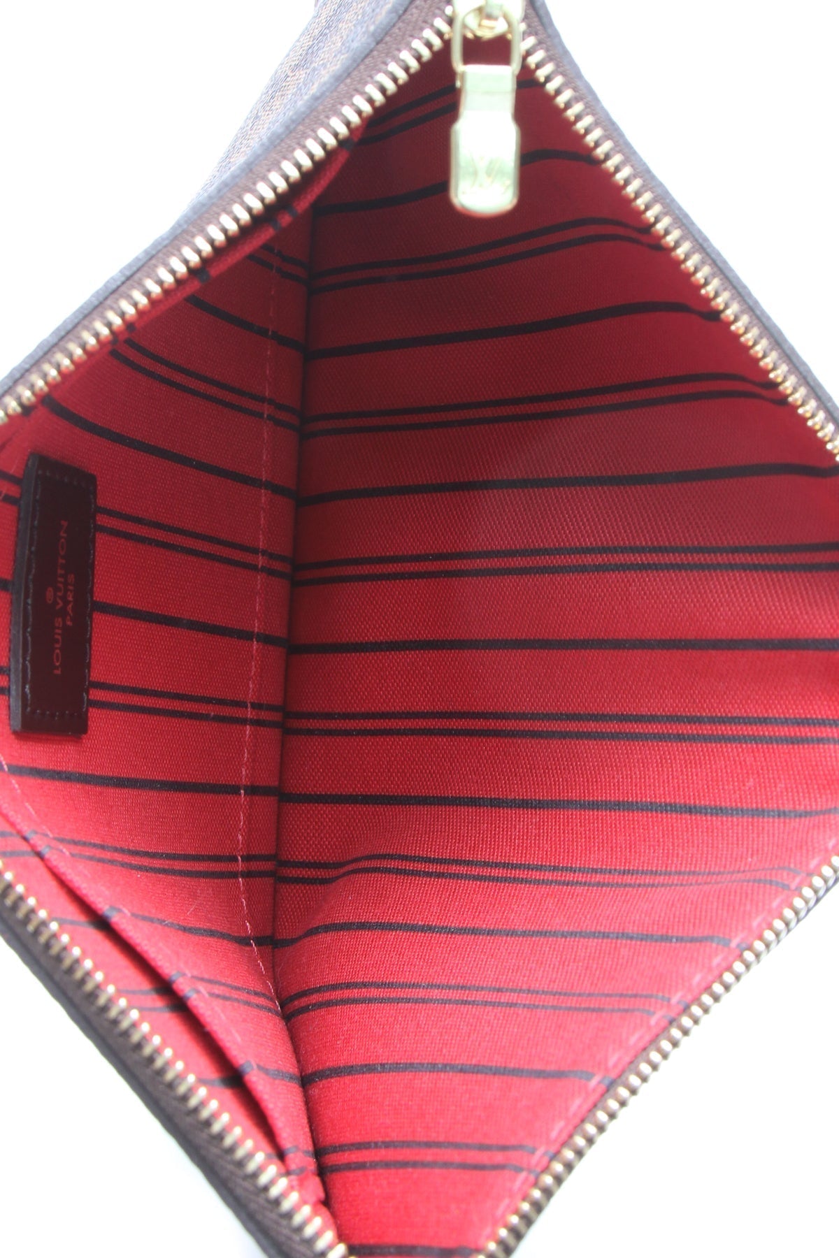 Neverfull Pouch Wristlet - Damier Ebene