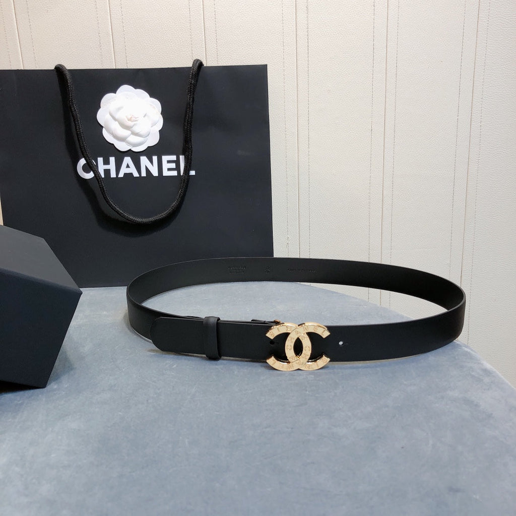 Chanel Belt With Double C Buckle