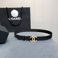 Chanel Belt With Double C Buckle