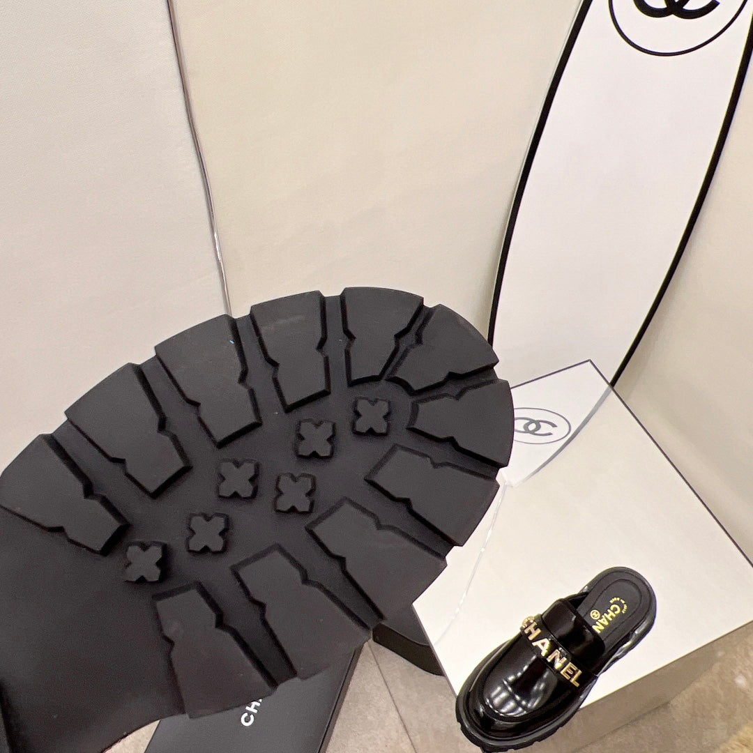 Chanel Mule Black