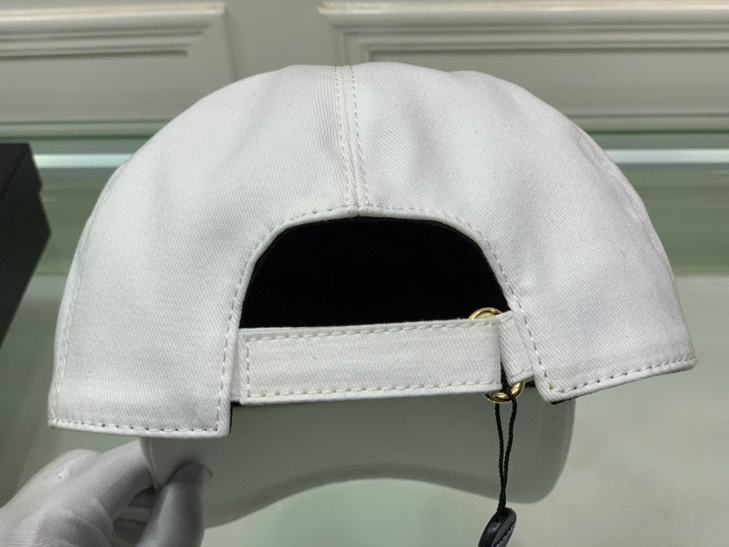 Chanel White Cap