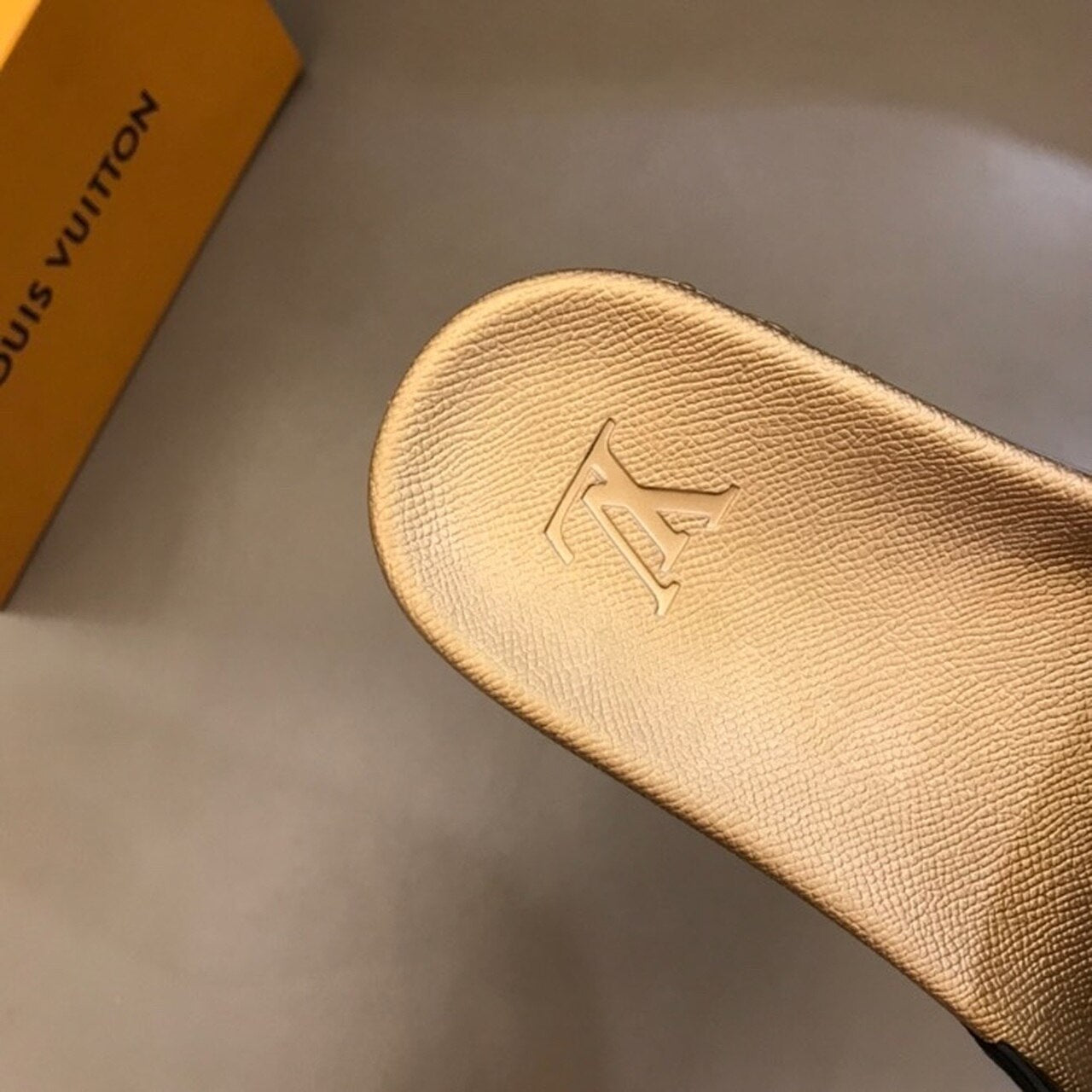 Louis Vuitton Mens Sandals Denim Canvas Spring/Summer Collection Black