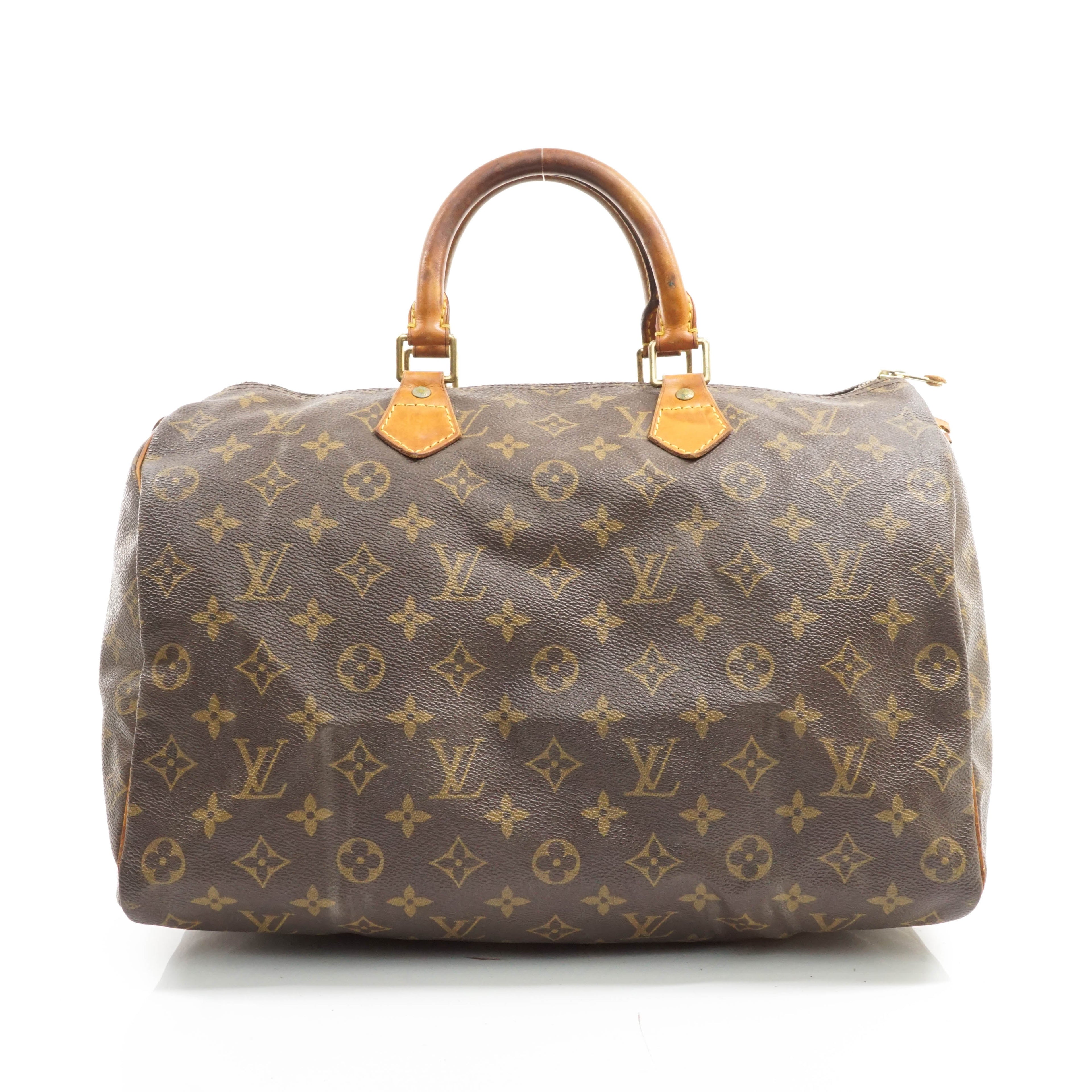 Louis Vuitton Speedy 35 Satchel Bag