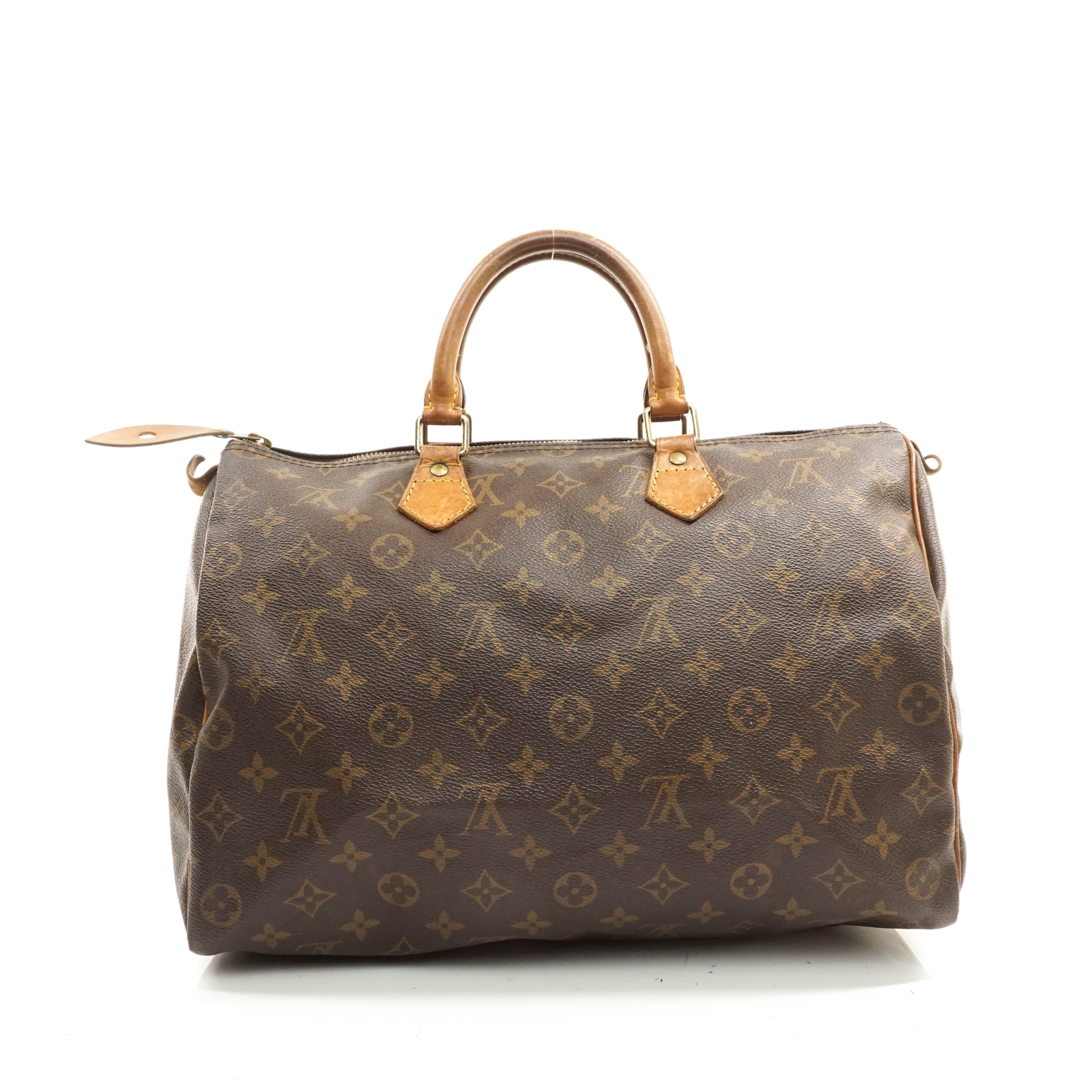 Louis Vuitton Speedy 35 Satchel Bag