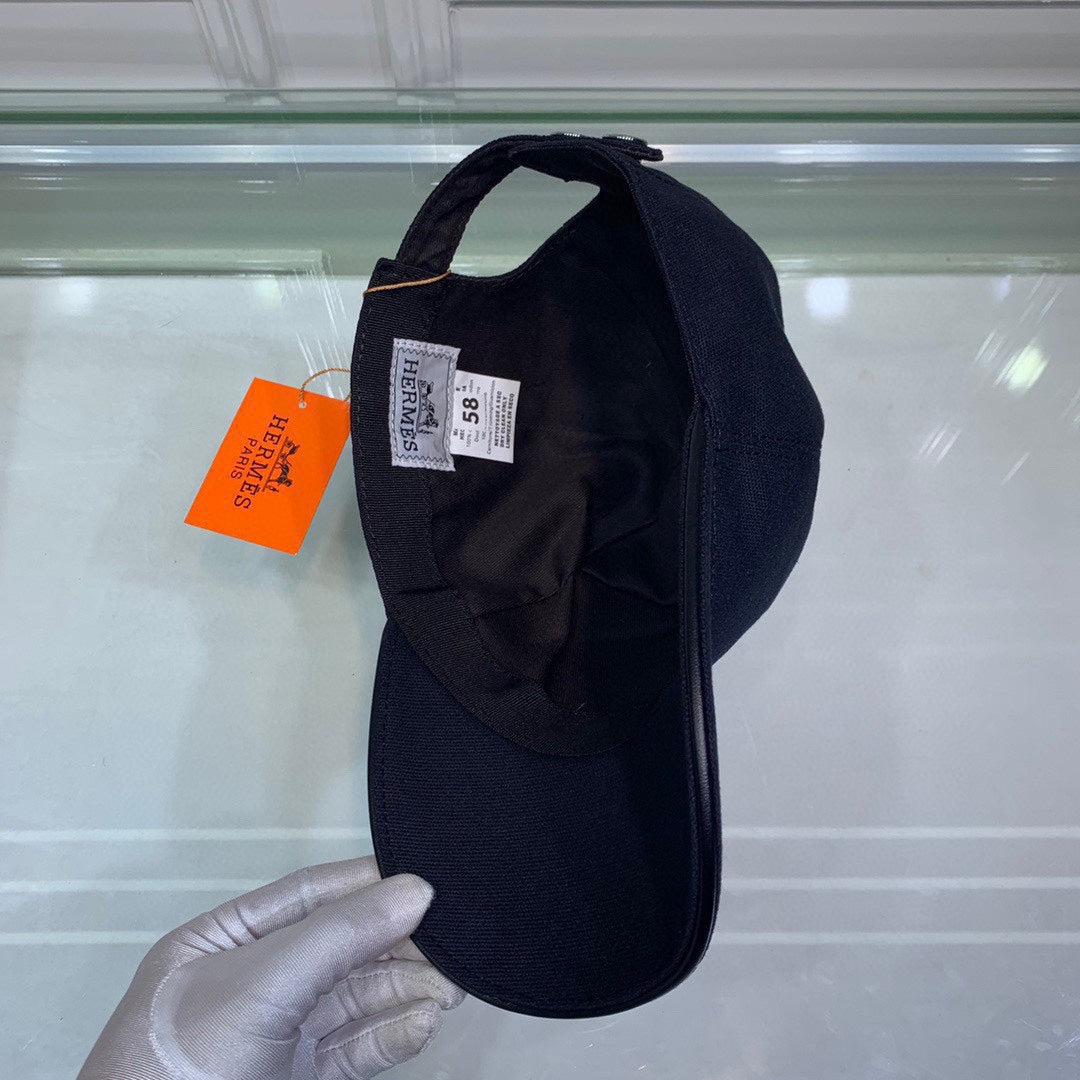 Hermes Davis H Primavera Cap Black
