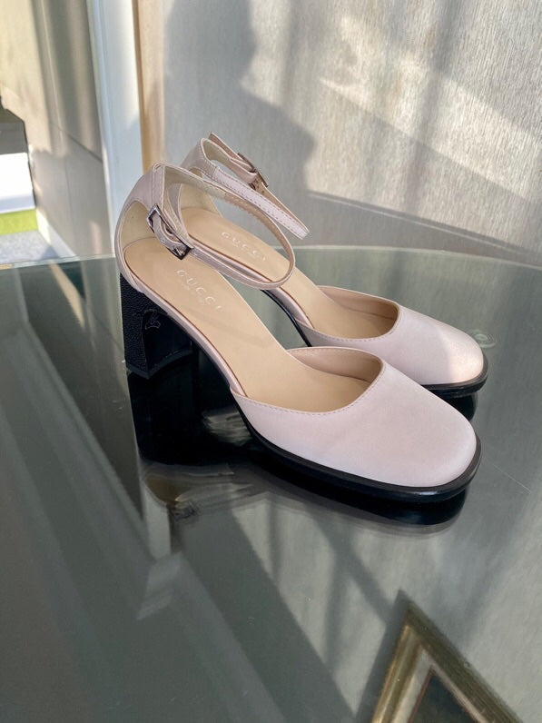 Gucci Platform Sandal Beige