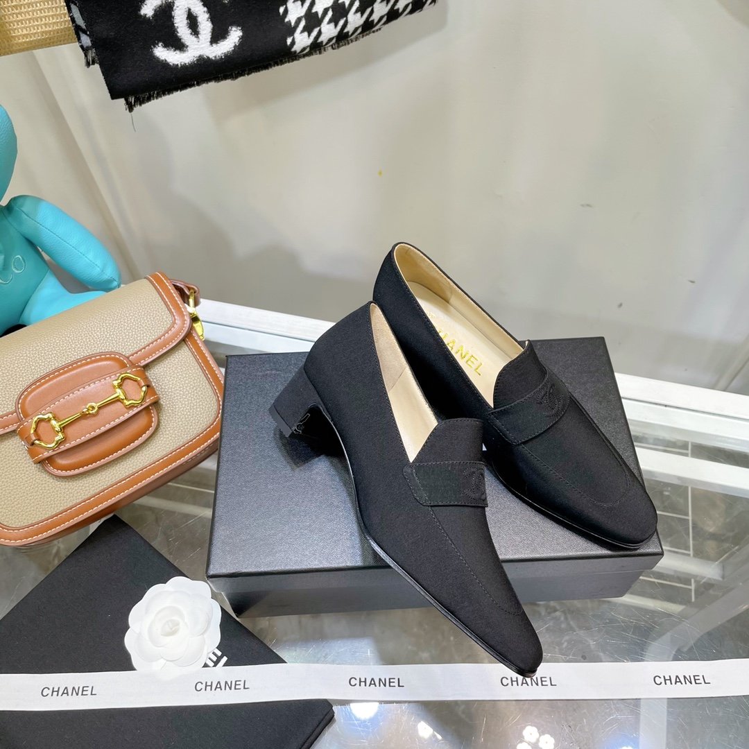 Chanel Loafers Black
